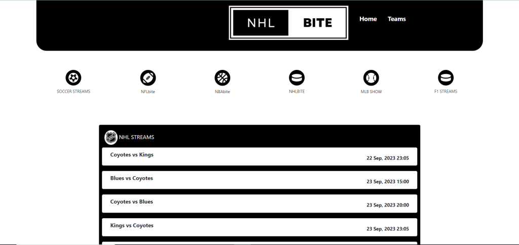 NHL streams